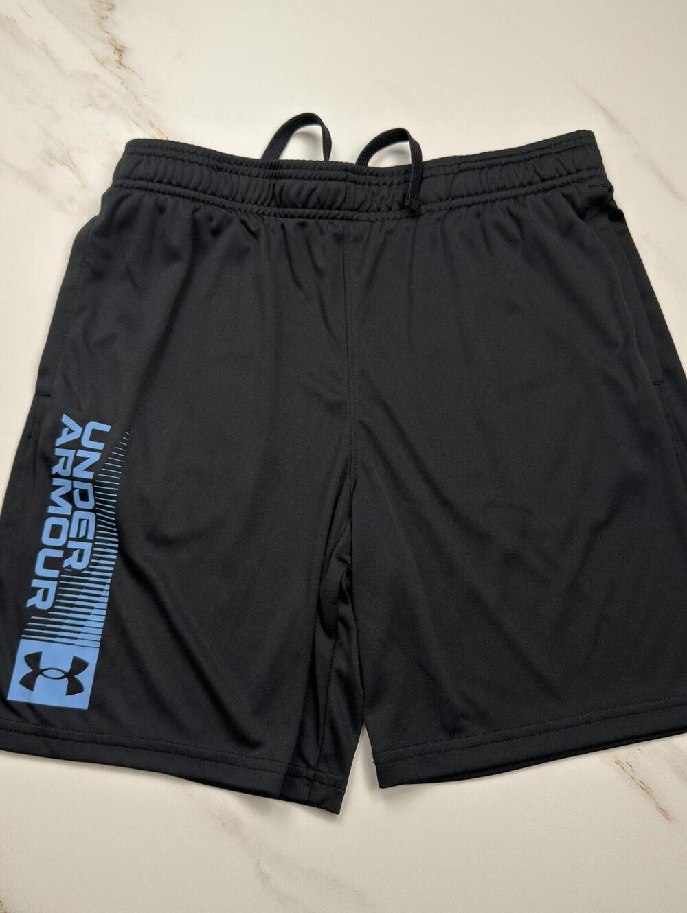 Under Armour Black Athletic Shorts - Boys XL